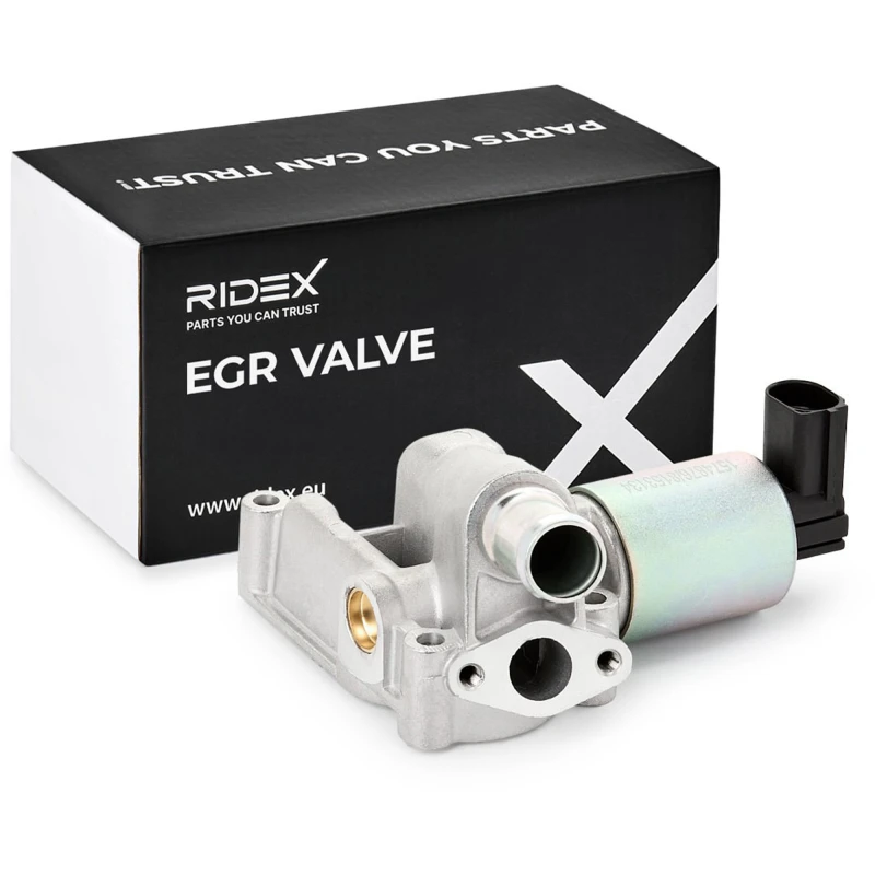 Image of RIDEX 1145E0050 EGR valve Solenoid Valve, Electric, with gasket/seal EGR Valve (1145)