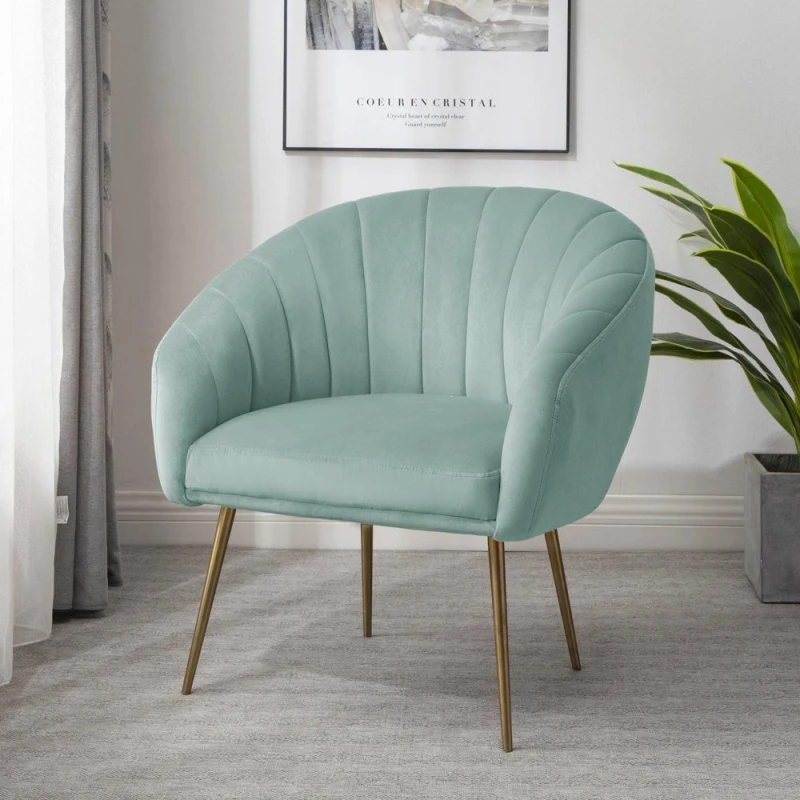 Image of Artemis Home Helena Accent Chair in Mint Size: Armchair Mint Unisex Armchair