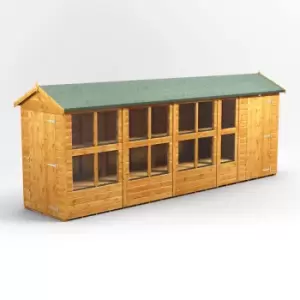 Image of 18X4 Power Apex Potting Shed Combi Including 4ft Side Store