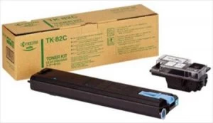 Image of Kyocera TK82C Cyan Toner Kit