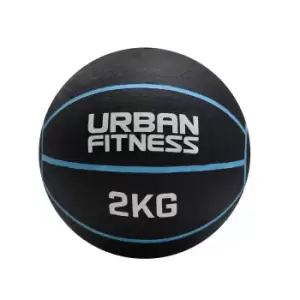 Image of Urban Fitness Medicine Ball 2kg - Blue