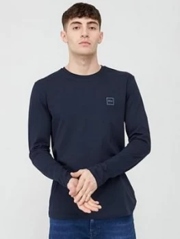 Image of Hugo Boss Tommi Long Sleeve T-Shirt Navy Size L Men