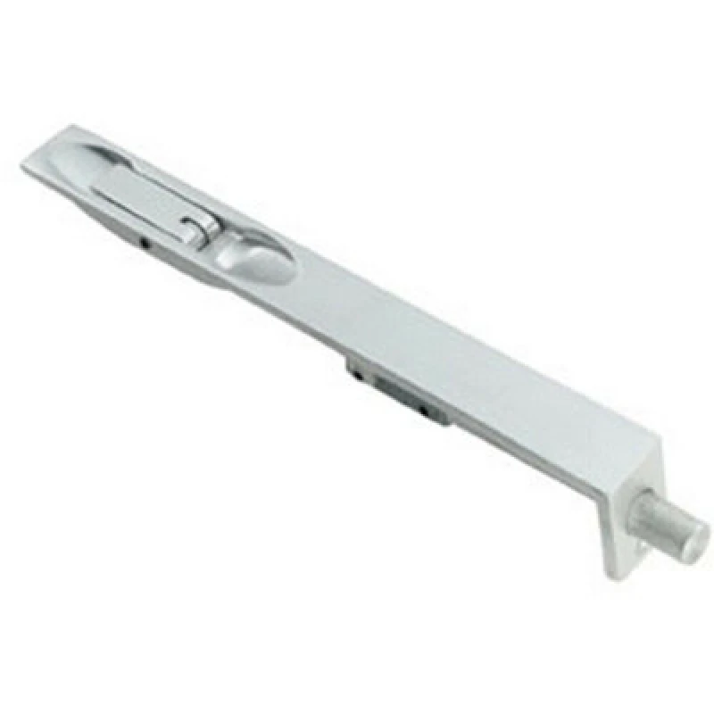 Image of Loops 8" Lever Action Flush Bolt Square Forend 204 x 20mm Satin Steel Metallics unisex