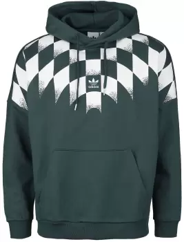 Image of Adidas Fb Grf Hdy Hooded sweater green
