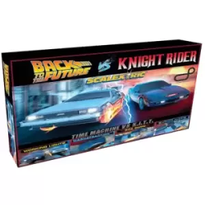 Image of Scalextric Back to the Future vs Knight Rider for Merchandise