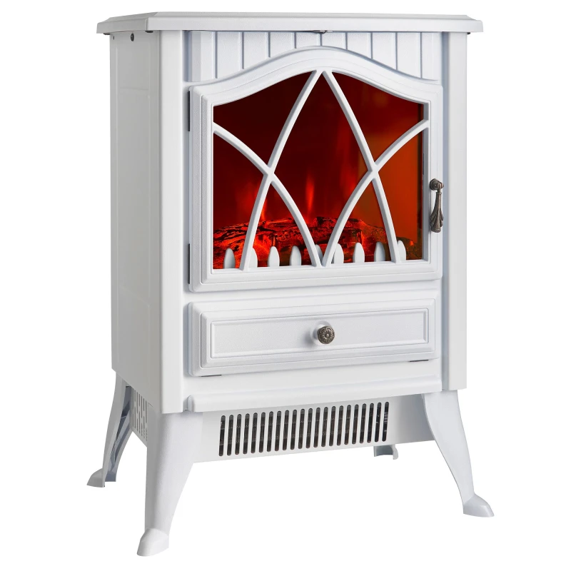 Image of VonHaus 1800W Electric Stove Heater in White White Unisex