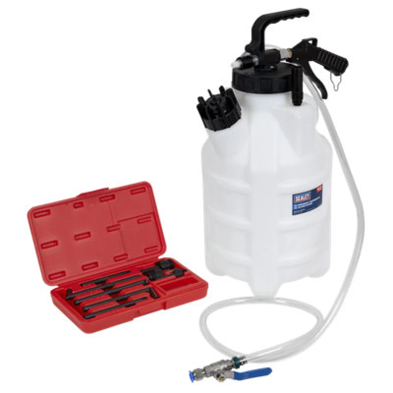Image of Sealey Pneumatic Oil Dispenser and Transmission Adaptor Set VS7019 Volume: 10l