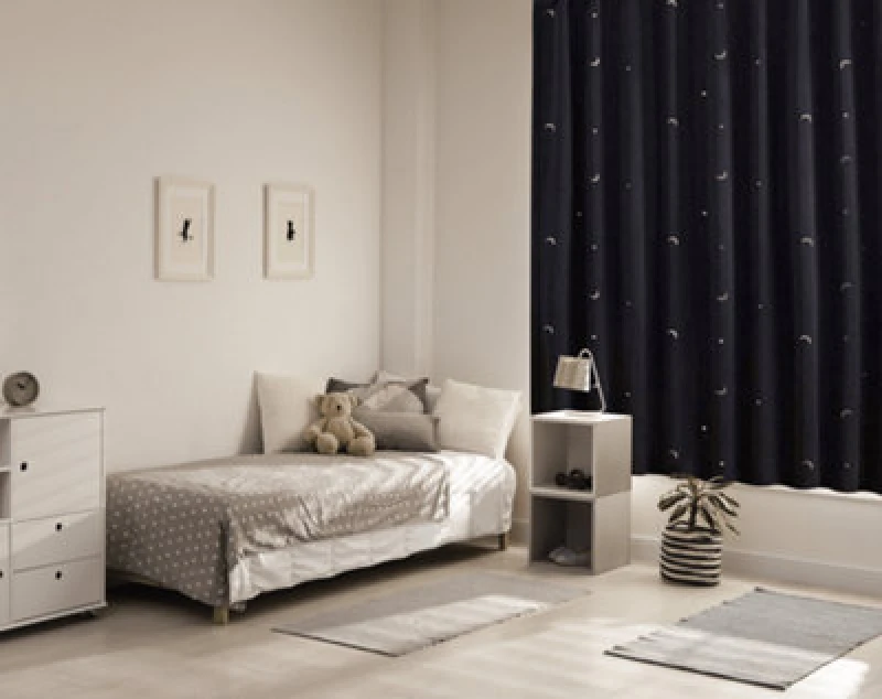 Image of Caecus Blinds Travel Pop Up Moon And Stars Blackout Blind 130Cmx200Cm