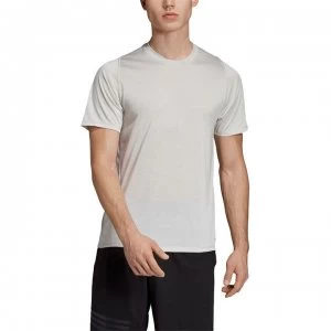 Image of adidas Mens Freelift Grad T-Shirt - Raw White/White