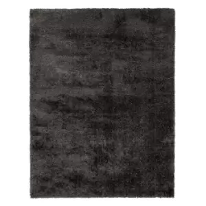 Image of Velvet Rug Charcoal