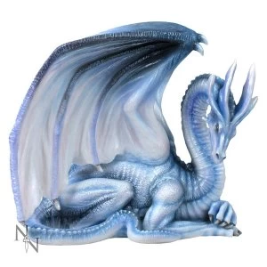 Image of White Dragon of Wisdom Dragon Figurine