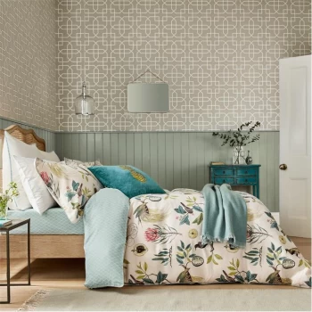 Image of Sanderson Paradesia Duvet Cover - Orchid & Grey