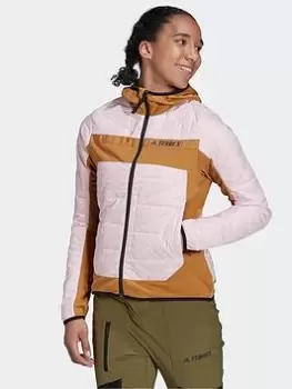 Image of adidas Terrex Multi Primegreen Hybrid Insulated Jacket, Green, Size S, Women