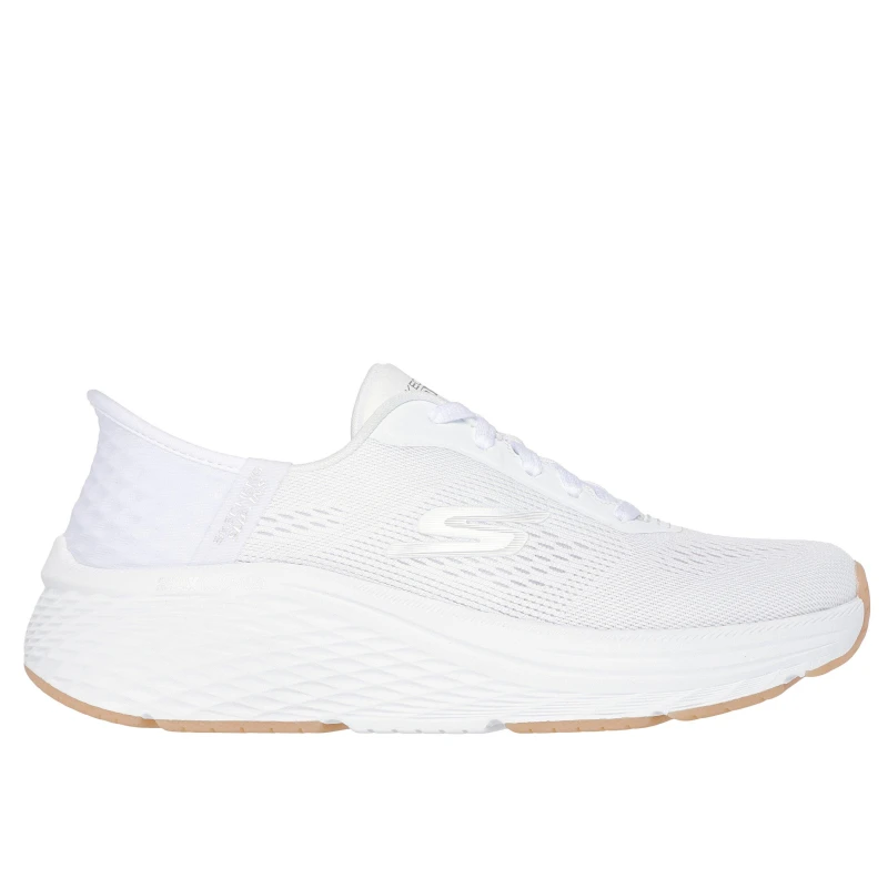 Image of Skechers Womens Runners Wht Tex/Slv Tr female 5 (38)