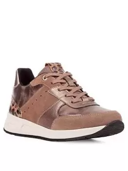 Image of Geox Bulmya Trainers - Beige, Beige, Size 5, Women