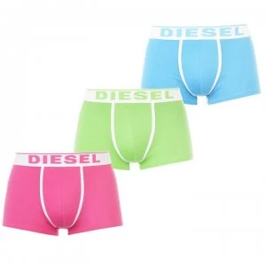 Image of Diesel Damien 3 Pack Trunks - Grn/Pnk E4122