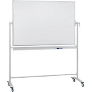 Image of Franken Freestanding Magnetic Mobile Revolving Whiteboard Enamel 200 x 100 cm
