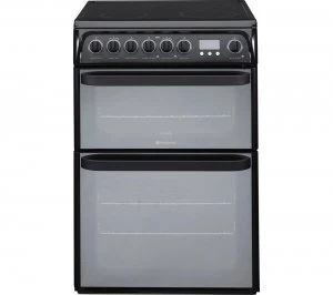 Image of Hotpoint Ultima DUE61BC 60cm Electric Ceramic Cooker