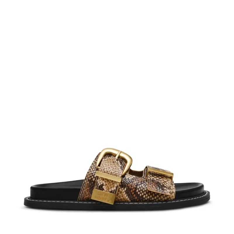 Image of Steve Madden Womens slides Steve Madden Arch-E Marron Female 37