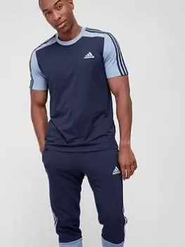 Image of adidas Melange T-Shirt - Navy Size M Men