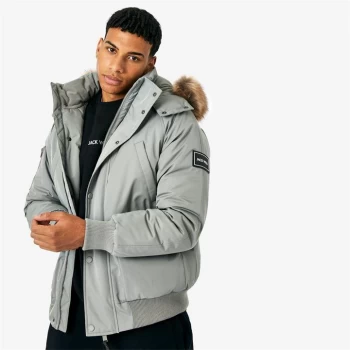 Image of Jack Wills Eco Short Parka Jacket - Washed Khaki