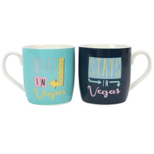 Image of Set of 2 What Happens in Vegas Mugs