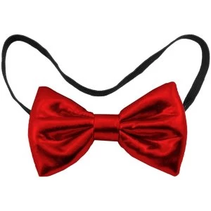 Image of Bow Tie Metallic Red