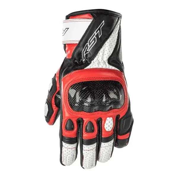 Image of RST Stunt III Ce Mens Glove Black White Red 11