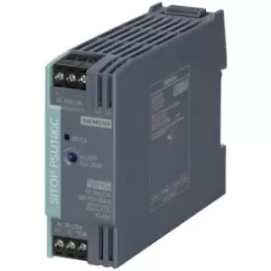 Image of Siemens SITOP PSU100C 24 V/1,3 A Rail mounted PSU (DIN) 24 V DC 1.3 A 30 W 1 x