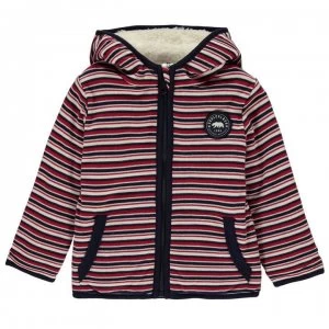 Image of SoulCal Fleece Lined Zip Hoodie Baby Boys - Navy Stripe