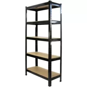 Image of Monsterracking - Monster Racking T-Rax Heavy Duty Shelving Units, 75cm W, 30cm D (Black) - Black
