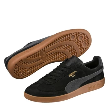 Image of Puma Madrid Nubuck Trainers - Brown