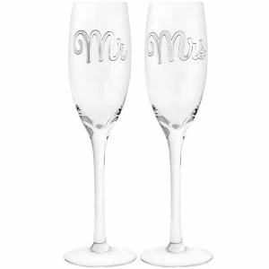 Image of Mr & Mrs Flutes Set Of 2 By Lesser & Pavey