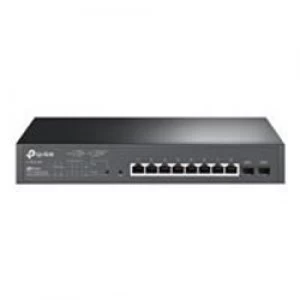 Image of TP LINK JetStream TL-SG2210MP Switch - Smart - 8x 10/100/1000 (PoE+) + 2x SFP PoE+ (150 W)