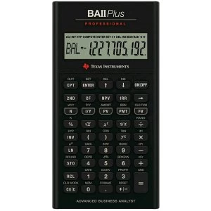Image of Texas BAII PLUS Professional Financial Calculator