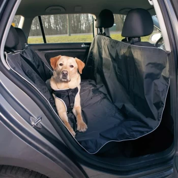 Image of Car Dog Seat Cover 160x145cm Black 13472 - Black - Trixie