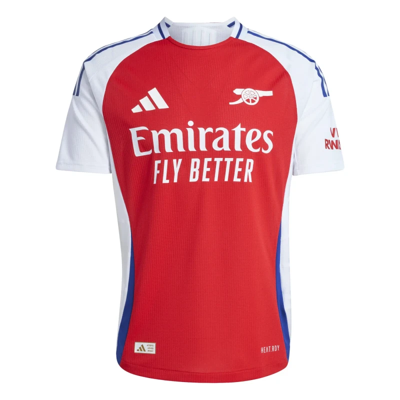 Image of adidas Arsenal Home Shirt Authentic 2024 2025 Adults - Red Red L