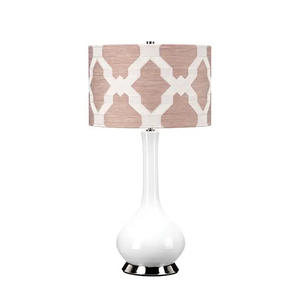 Image of Elstead Elstead Milo Ceramic Table Lamp - Pink