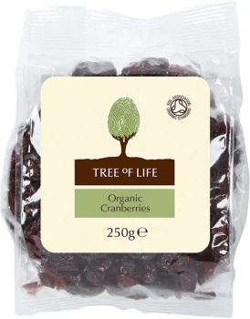 Image of Tree of Life Organic Cranberries - 125g x 6