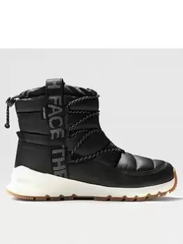 Image of The North Face Thermoball Lace Up Boots - Black/White, Size 3, Women