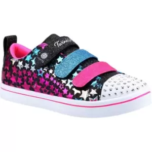 Image of Skechers Girls Twinkle Toes Sparkle Rayz Star Blast Shoes UK Size 13 (EU 32)