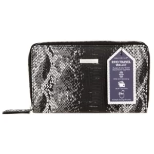 Image of Equilibrium RFID Travel Wallet Pink Silver