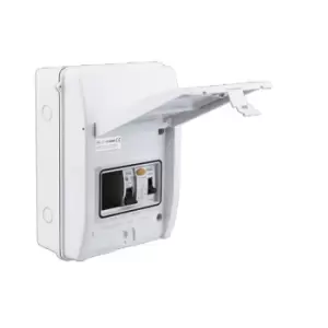 Image of BG Metal Shower Kit IP65 63AType A 30Ma RCD 50A MCB - CFSHOW1A