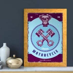 Image of AC109087140885 Multicolor Decorative Framed MDF Painting