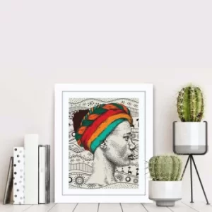 Image of BCT-078 Multicolor Decorative Framed MDF Painting