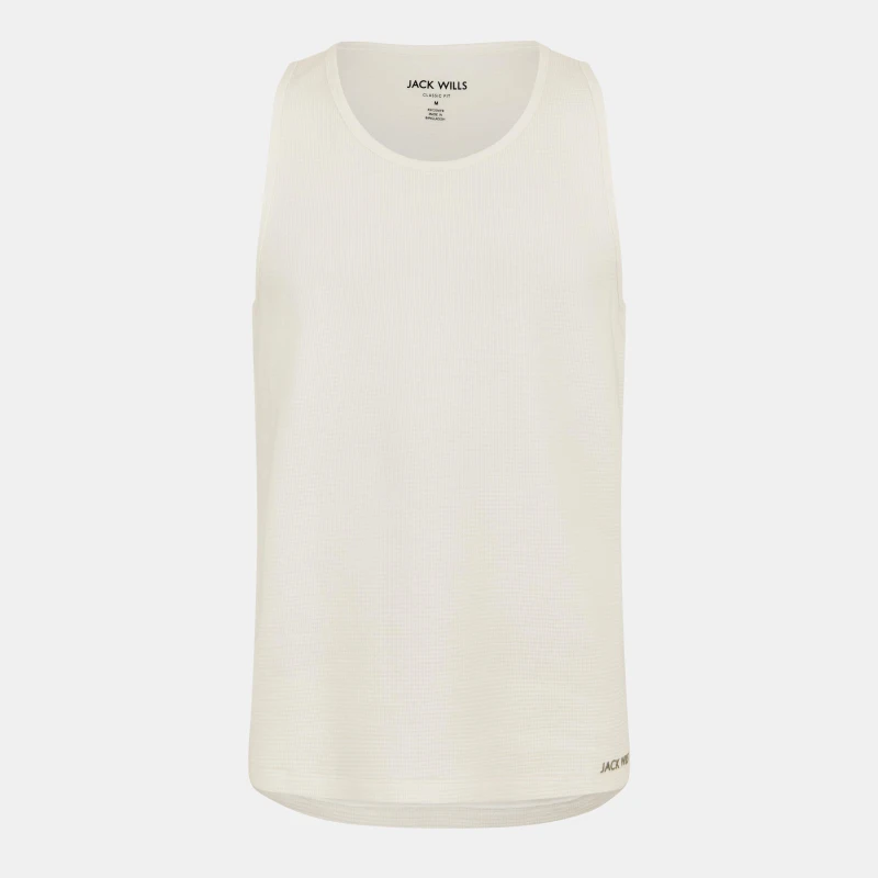 Image of Jack Wills Mens JW Texture Regular Fit T-Shirt Bone male S