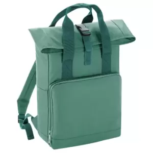 Image of BagBase Twin Handle Roll-Top Backpack (One Size) (Sage Green)