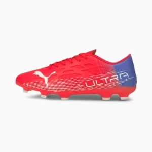 Image of PUMA Ultra 4.3 FG/AG Mens Football Boots, Sunblaze/White/Bluemazing, size 8.5, Shoes