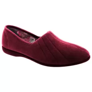 Image of GBS Audrey Ladies Slipper Female Burgundy UK Size 3
