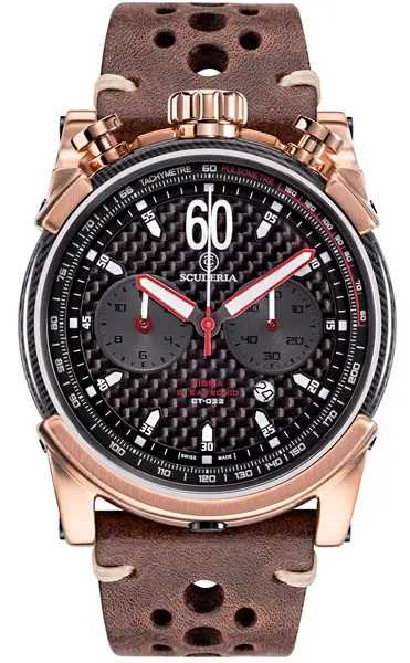 Image of CT Scuderia Watch Bullet Head Carbon Fiber - Black CTS-076